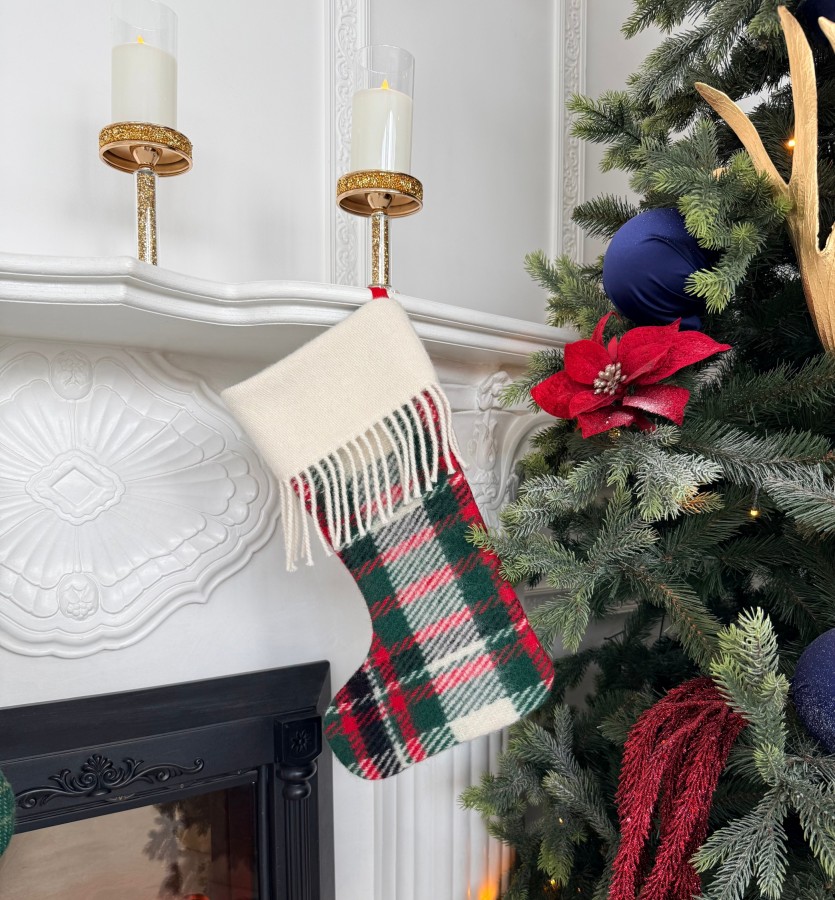 Kalėdinė dovanų kojinė TARTAN Kalėdinė dovanų kojinė TARTAN