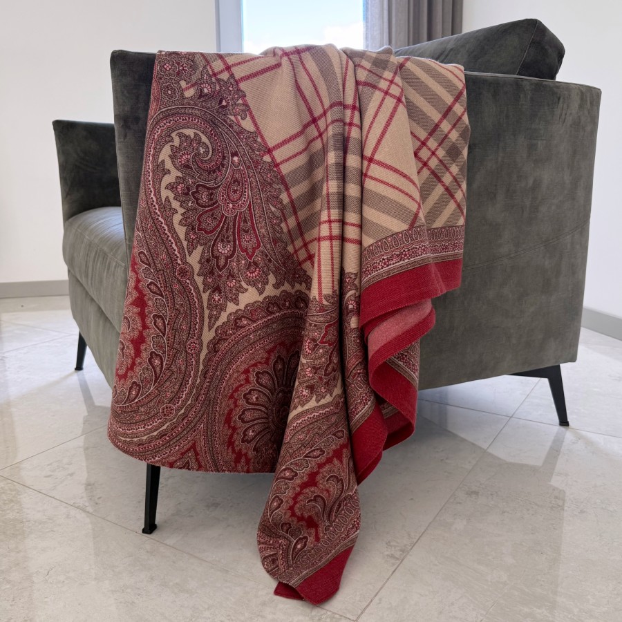 Merino vilnos pledas RUBINO Merino vilnos pledas RUBINO