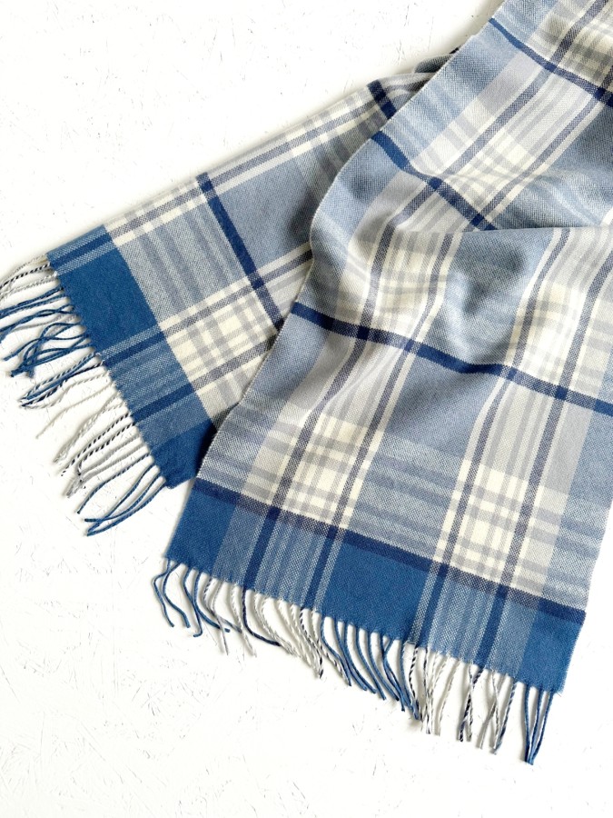 Merino vilnos šalikas BLUE JAY