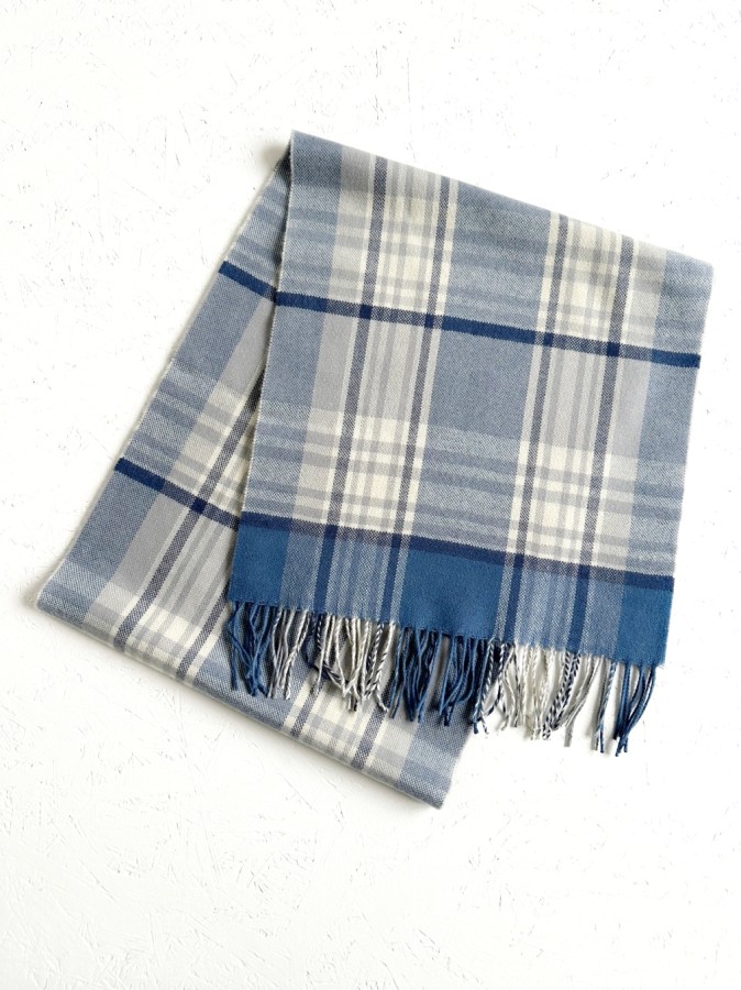 Merino vilnos šalikas BLUE JAY