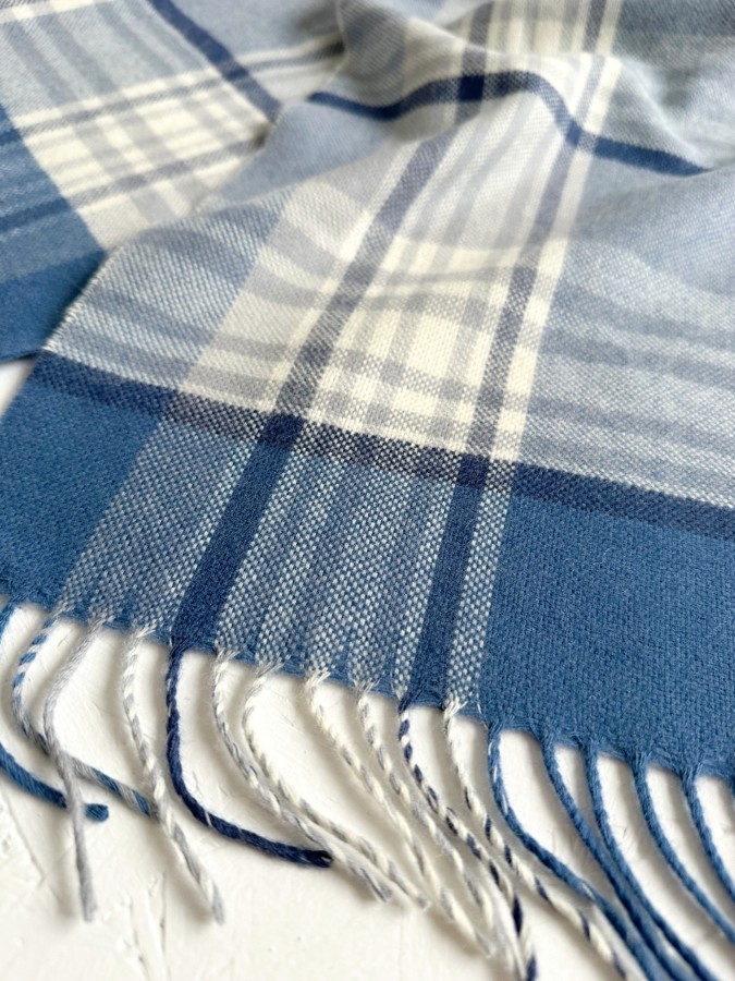 Merino vilnos šalikas BLUE JAY