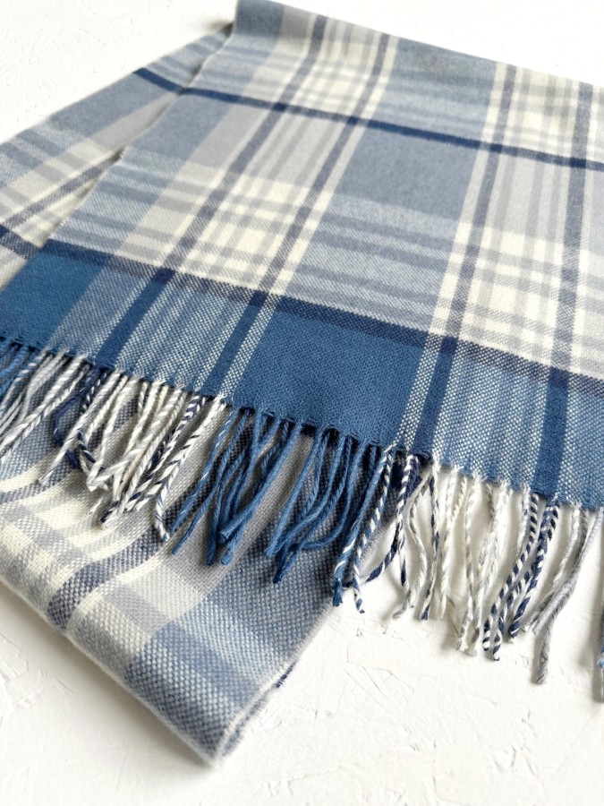 Merino vilnos šalikas BLUE JAY