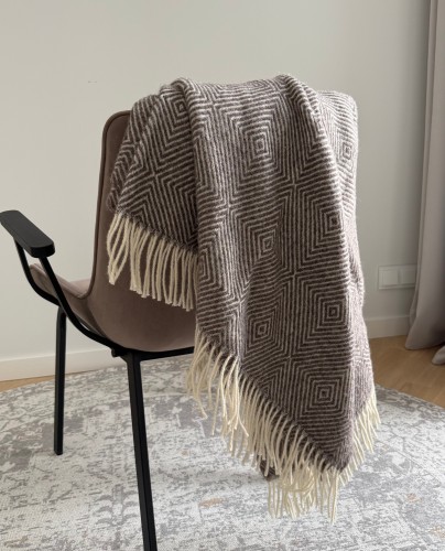 Ekologiškos vilnos pledas SKANDINAVIJA